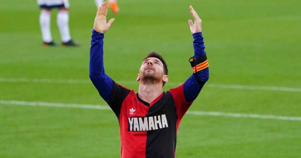 Leo el día que homenajeó a Diego Maradona tras su muerte