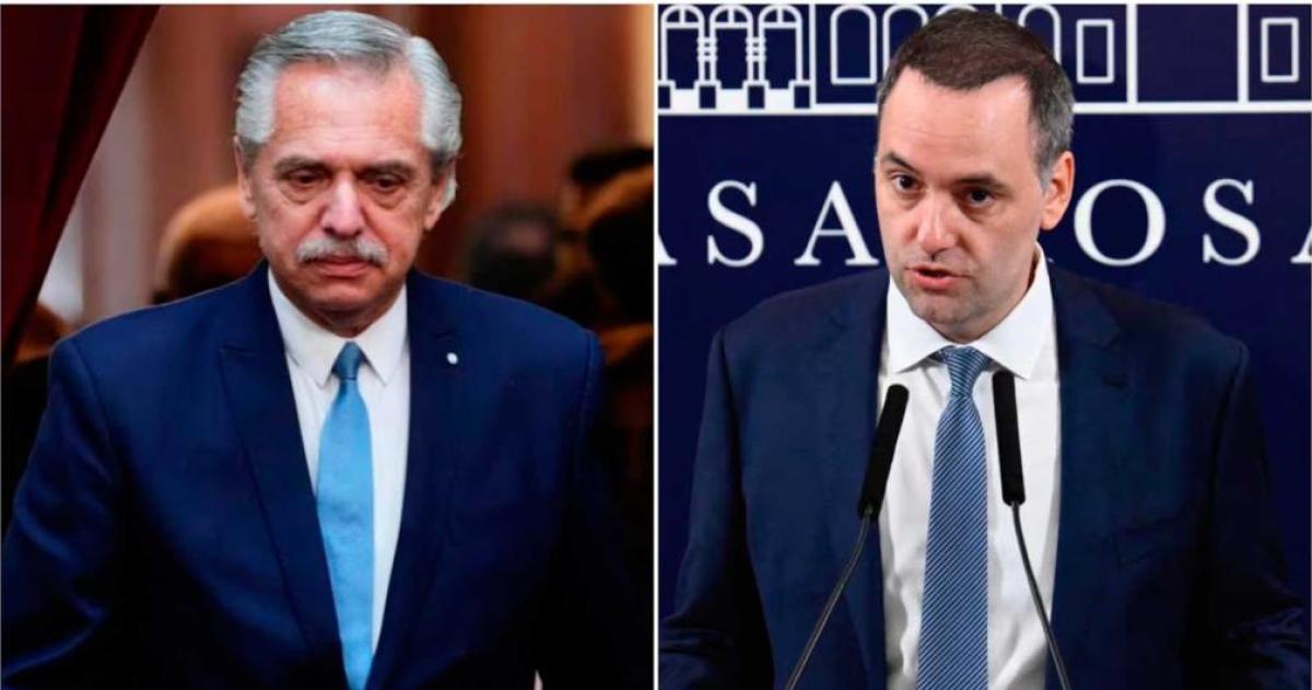 Adorni y Alberto Fernaacutendez se cruzaron en redes sociales en medio de la tensioacuten por Techint