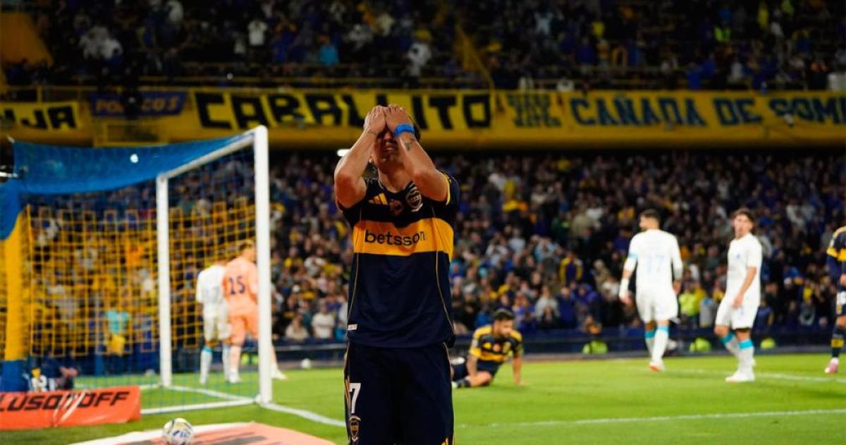 Preocupacioacuten en Boca- Zeballos sufrioacute una molestia y estaacute en duda para el partido ante Veacutelez