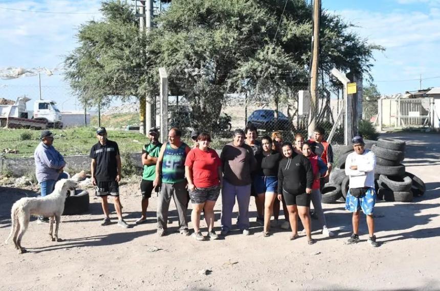 Los vecinos del Relleno Sanitario que protestaron por el humo contaminante