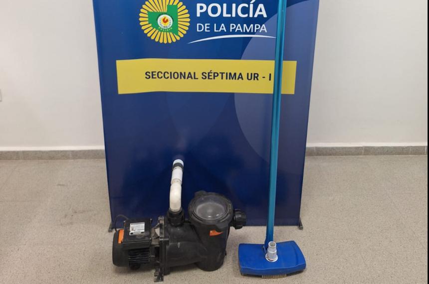 Los elementos recuperados por la policía