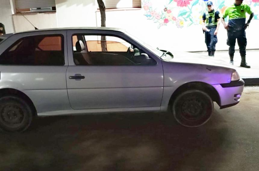  El confuctor terminó en la comisaría y su auto en el corralón