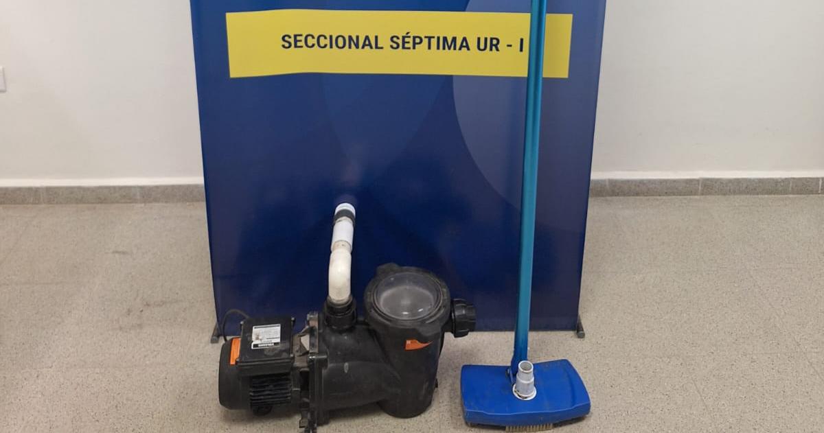 Los elementos recuperados por la policía