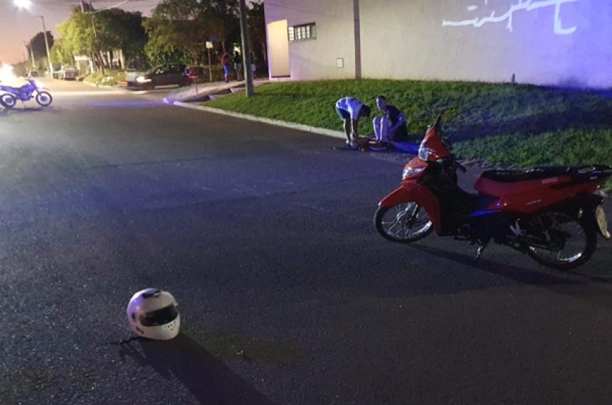 El incidente vial se registró en la intersección de las calles 32 y 37