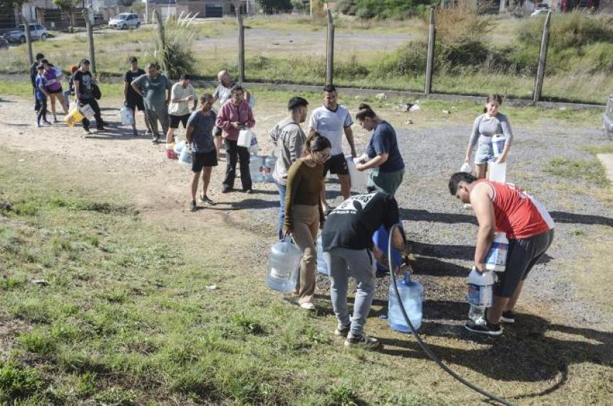 La falta de agua se sentir� sobre todo en la zona norte de la ciudad