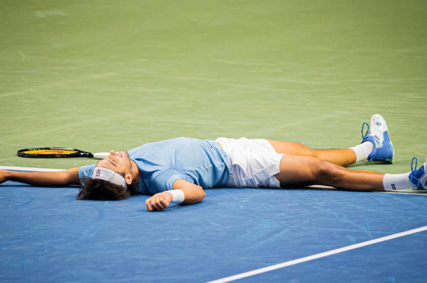 Tirante celebra tras el sufrido triunfo ante Chung