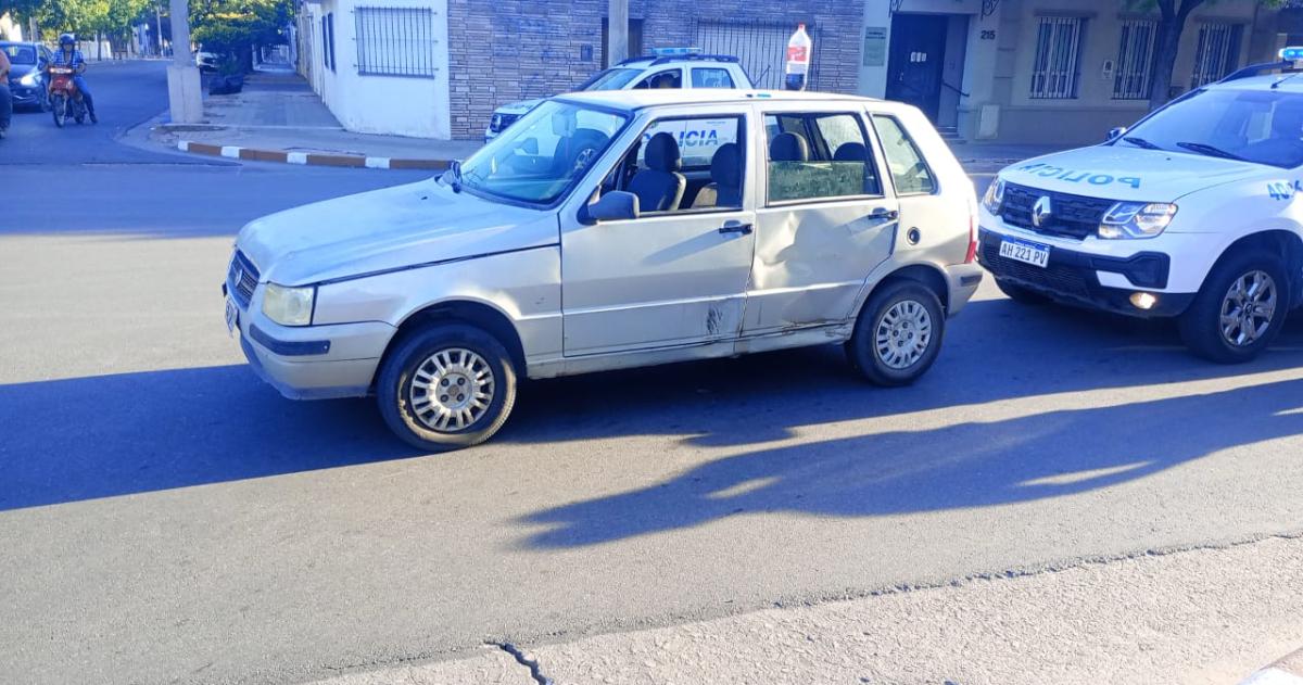 El auto recuperado por la policía