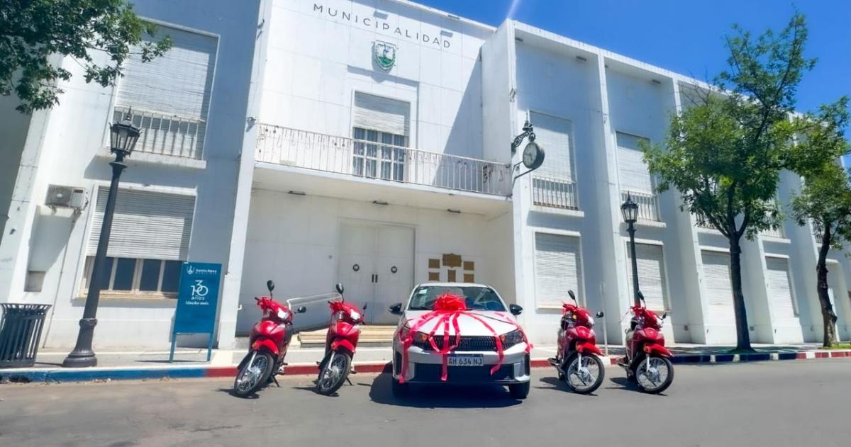 Los vehículos que entregar� el municipio santaroseño