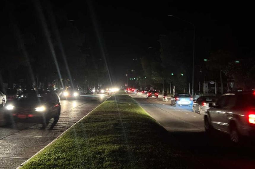 El corte de energía se extendió durante una hora