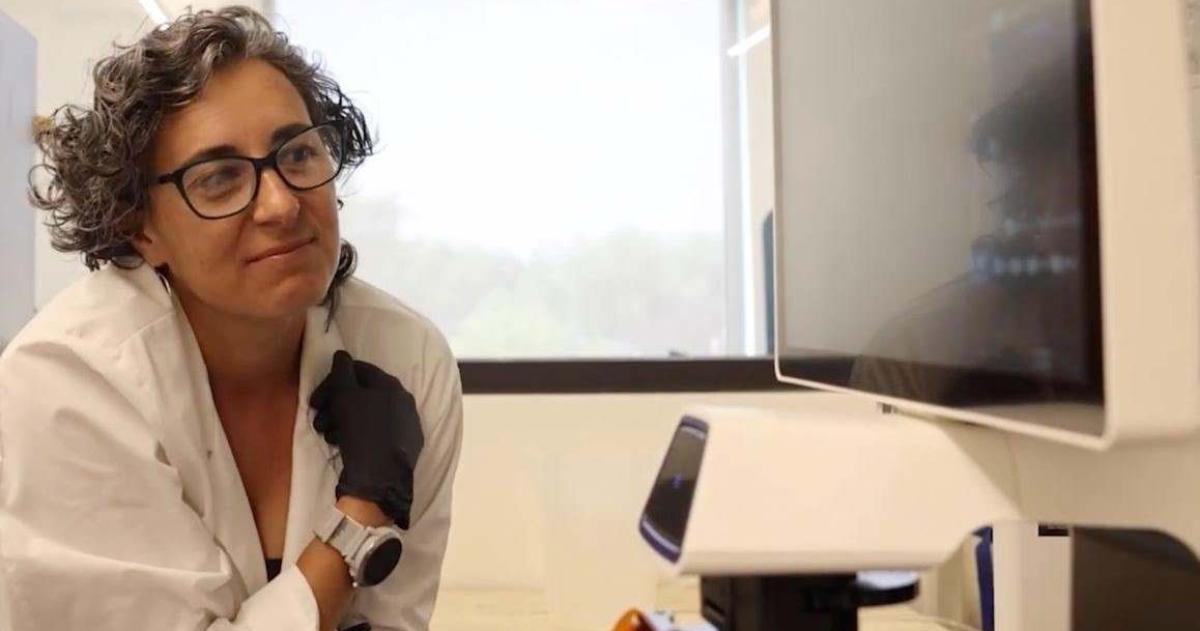 La destacada investigadora norteamericana Silvia S�nchez Martínez da el curso sobre proteínas de tardígrados