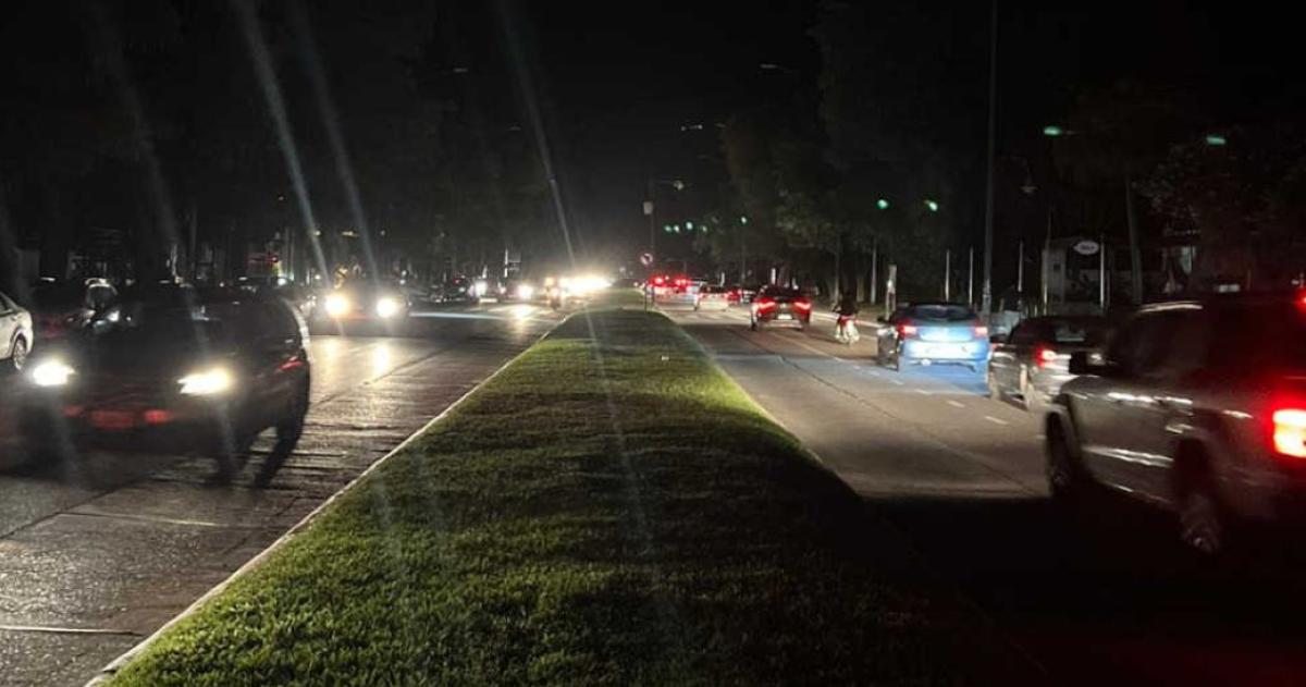 El corte de energía se extendió durante una hora