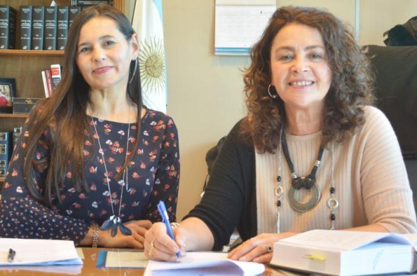 Las juezas Marina Alvarez y Laura Torres de la C�mara de Apelaciones en lo Civil