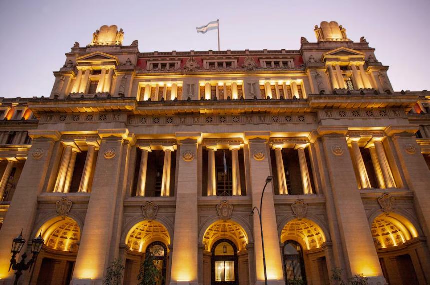 El Palacio de Justicia donde funciona la Corte Suprema