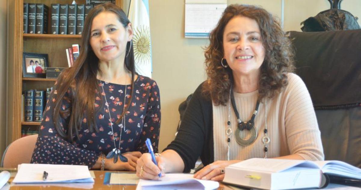 Las juezas Marina Alvarez y Laura Torres de la C�mara de Apelaciones en lo Civil