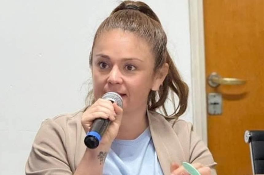 Marina Alvarez viceintendenta de 25 de Mayo