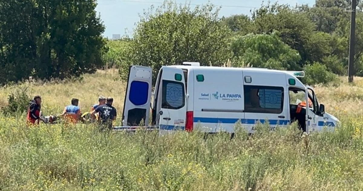 El motociclista fue derivado por el SEM al Hospital Centeno