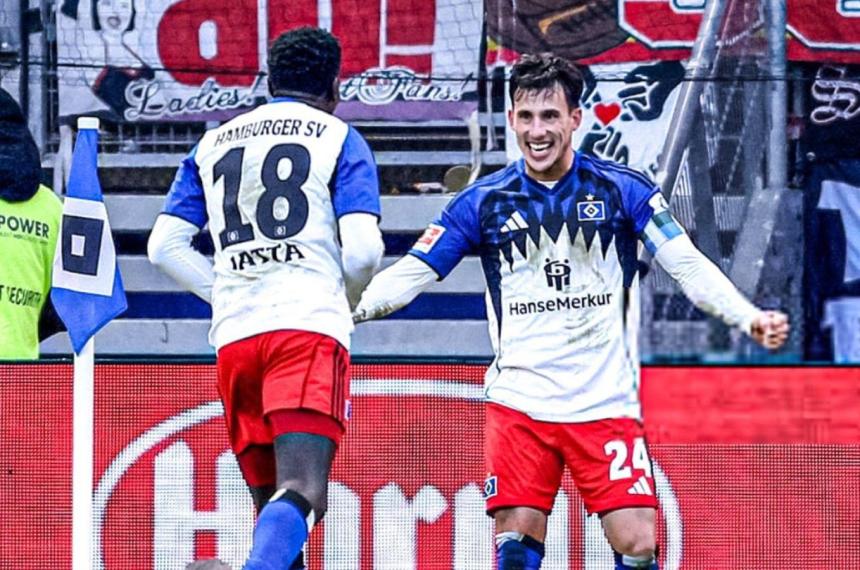 El santarroseño es el capit�n del Hamburgo SV