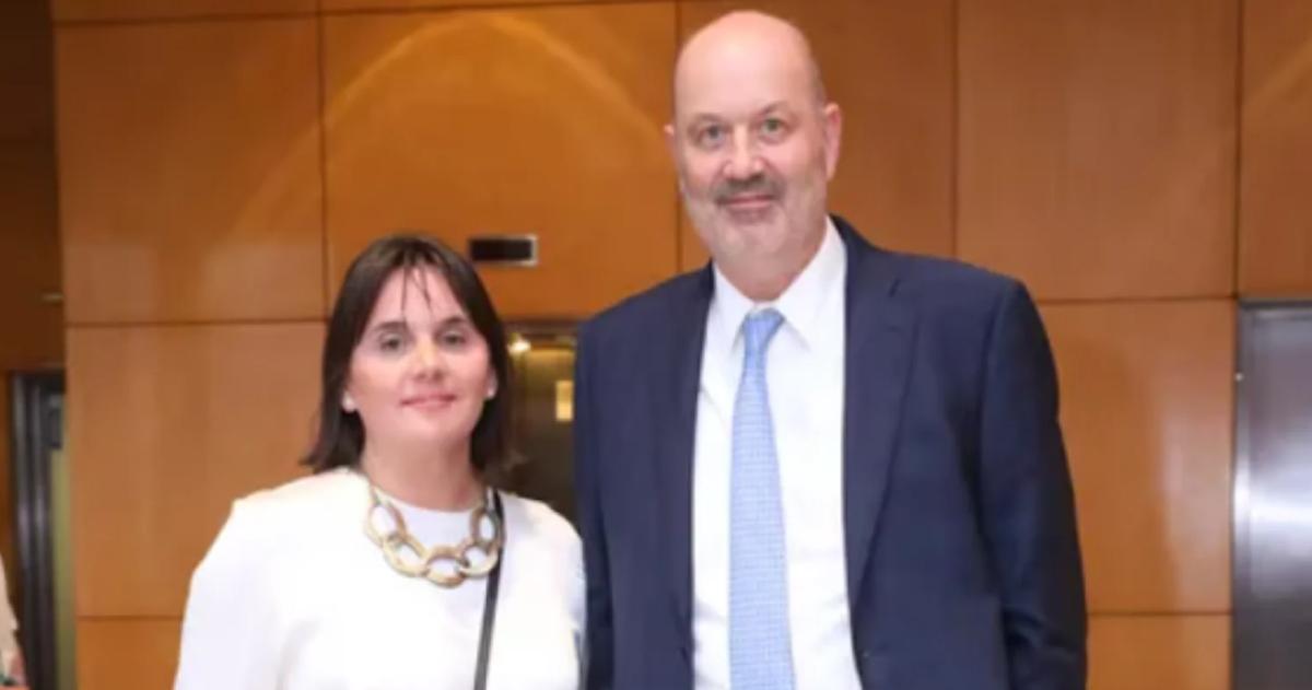 Federico Sturzenegger y su esposa Josefina Rouillet