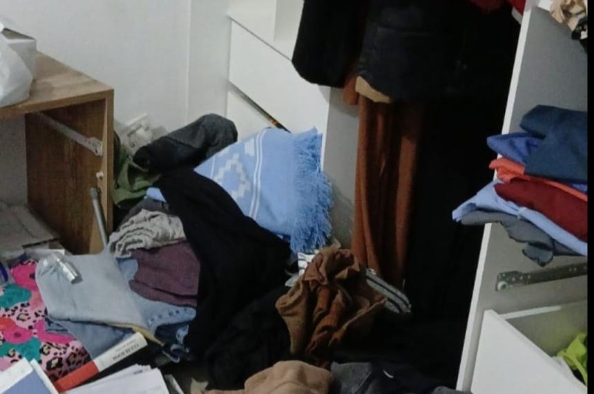 Los ladrones revolvieron todo