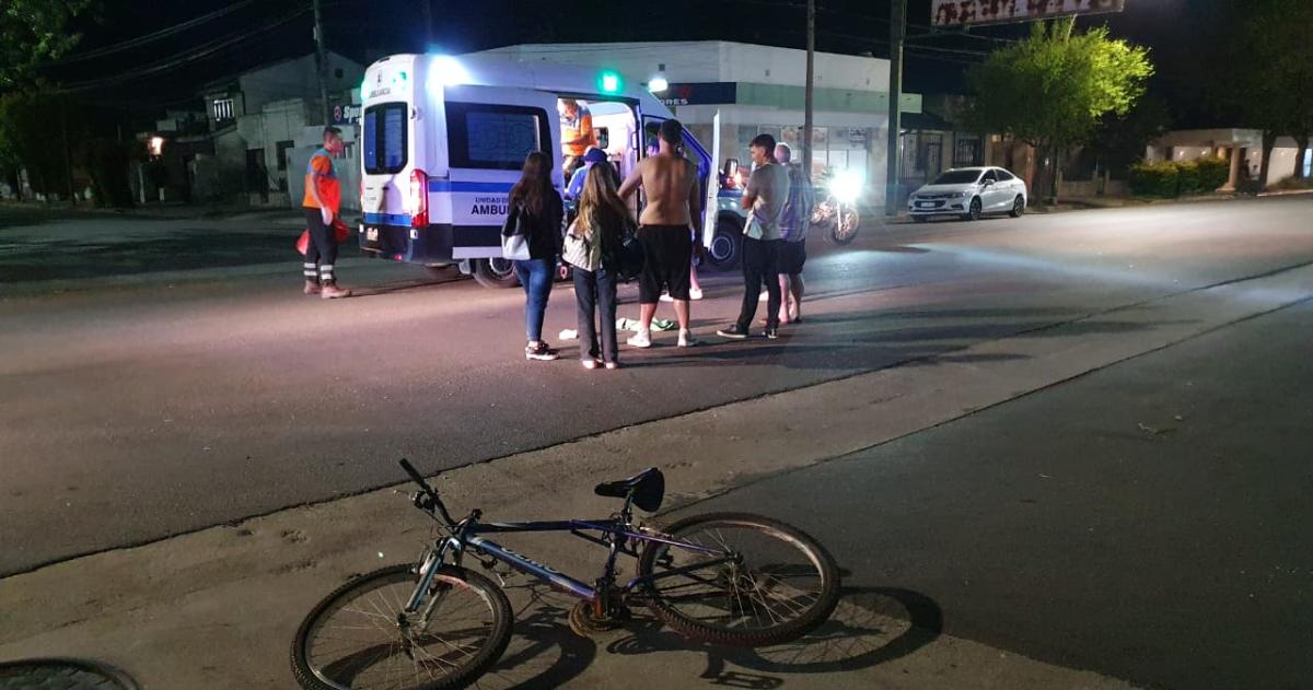 La víctima fue trasladada al hospital