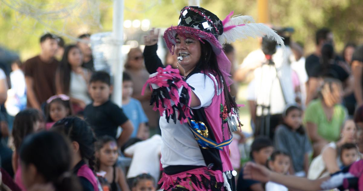 Los murgueros piquenses dieron un colorido espect�culo