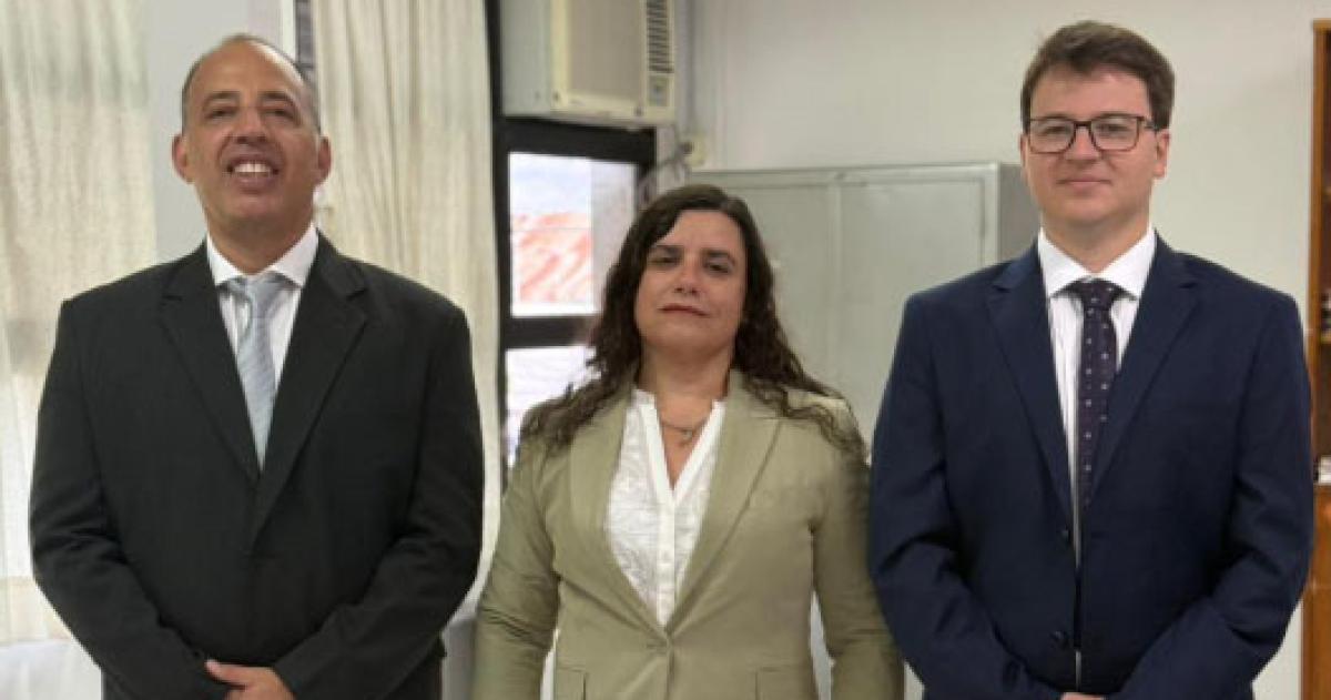 Asumieron la juez Raquel Amalia Guazzaroni el secretario Martín Ezequiel Domínguez y el prosecretario Franco José Herrero Fern�ndez