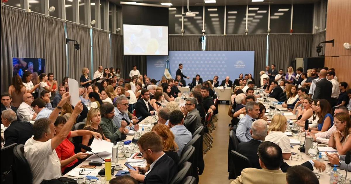 El plenario de comisiones de la C�mara baja