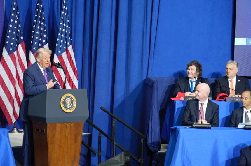 Milei en el Consejo de la Paz de Trump