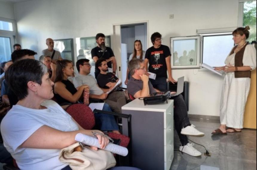 La reunión se hizo en el Colegio de Arquitectos