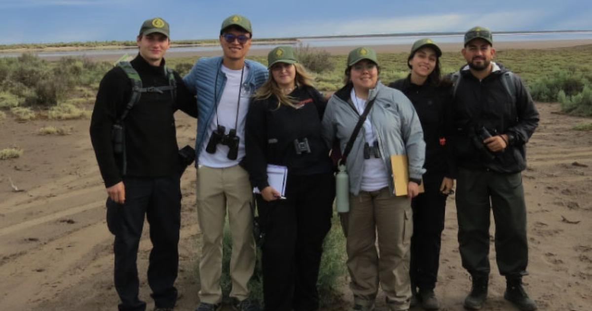 El grupo compuesto por integrantes de Salta Chubut Buenos Aires y La Pampa