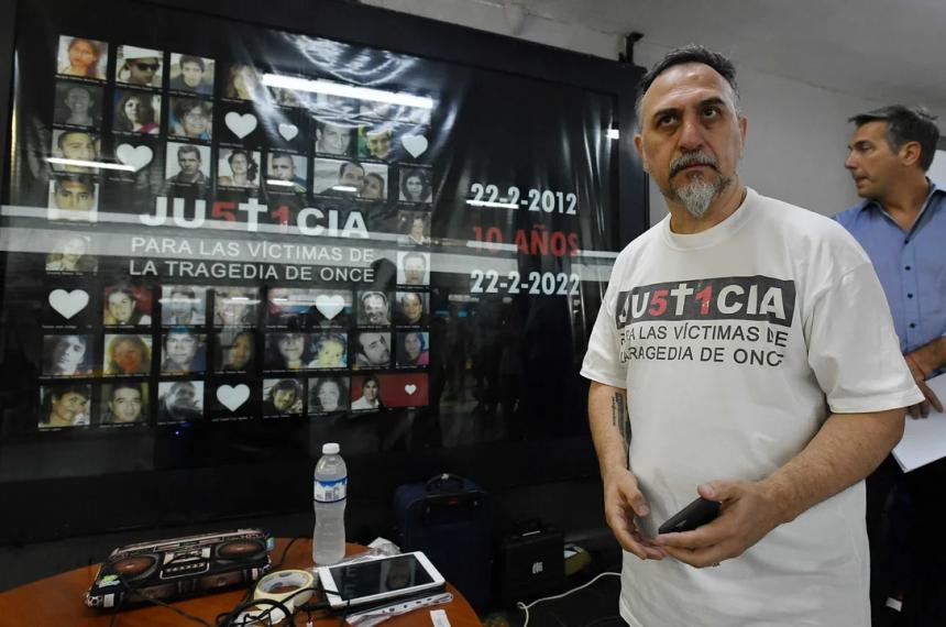  Paolo Menghini padre de Lucas una de las 52 víctimas de la Tragedia de Once