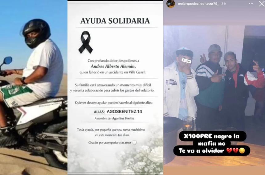  El motociclista era investigado por liderar una banda narco en Punta Lara y Mosconi