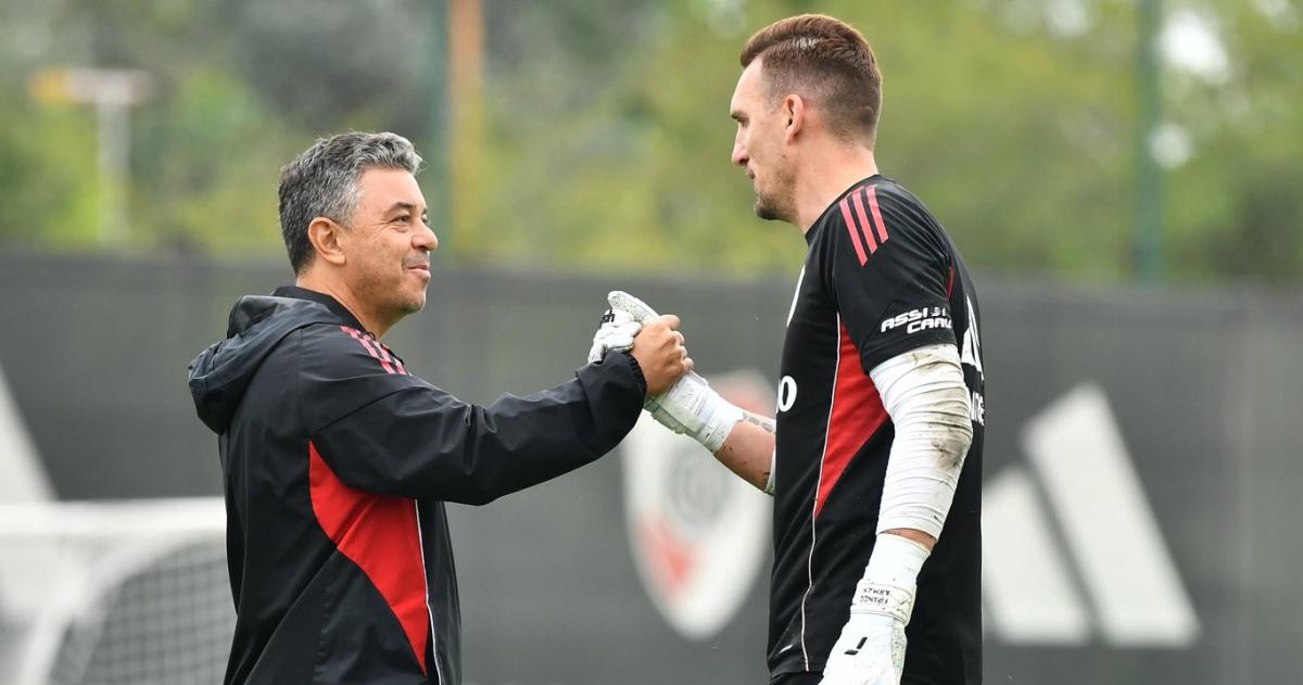 River recuperó al arquero Franco Armani