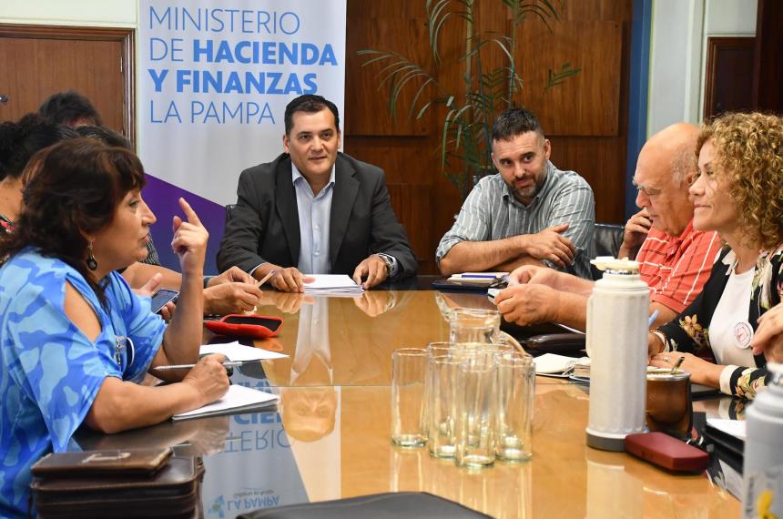 La reunión paritaria de este lunes realizada en Casa de Gobierno