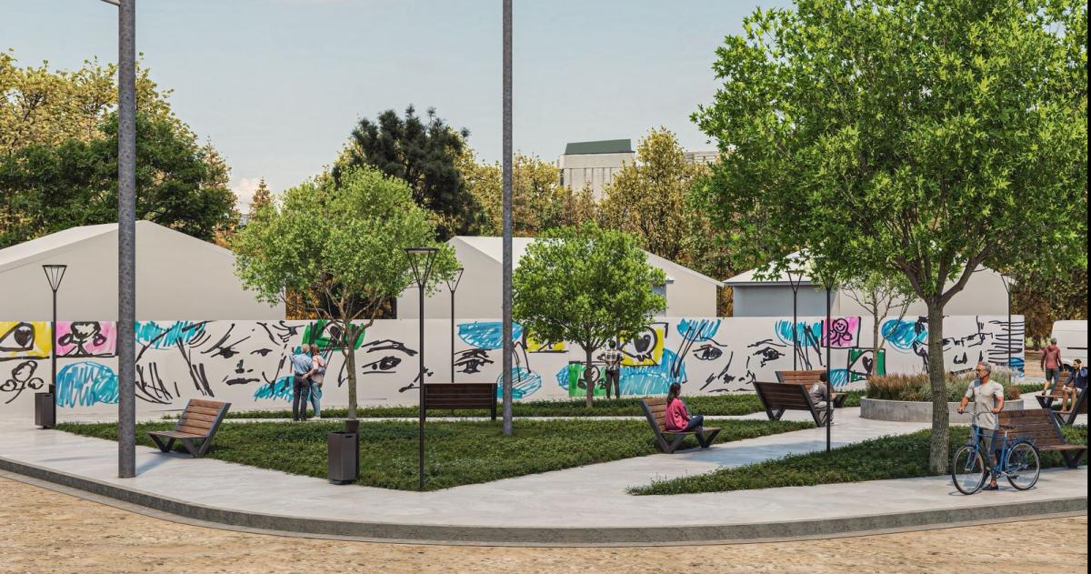 El nuevo espacio recupera un predio en desuso en el barrio que lleva el nombre del exgobernador