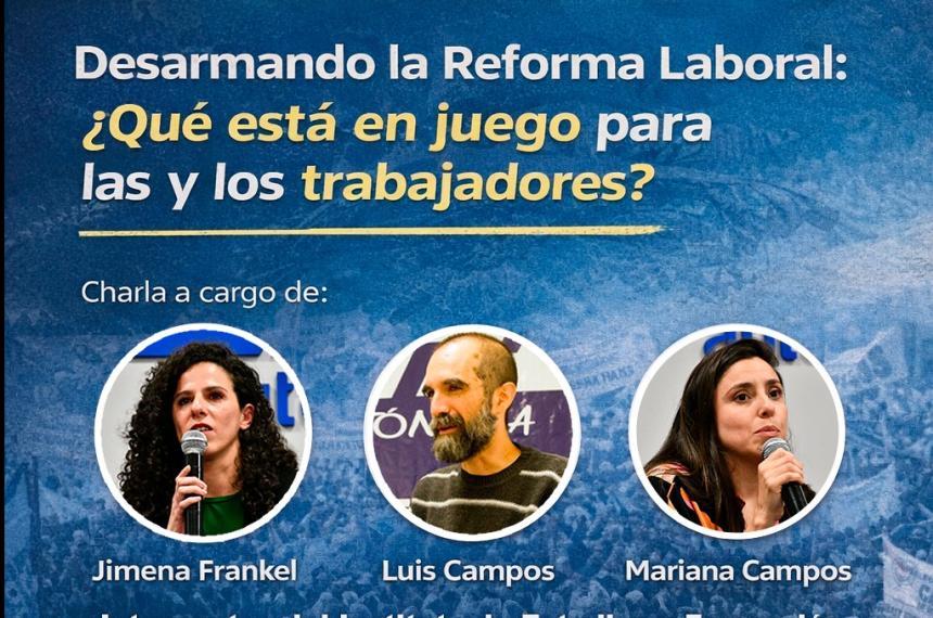 Trabajadores Sociales resisten la flexibilizacioacuten y organizan una charla