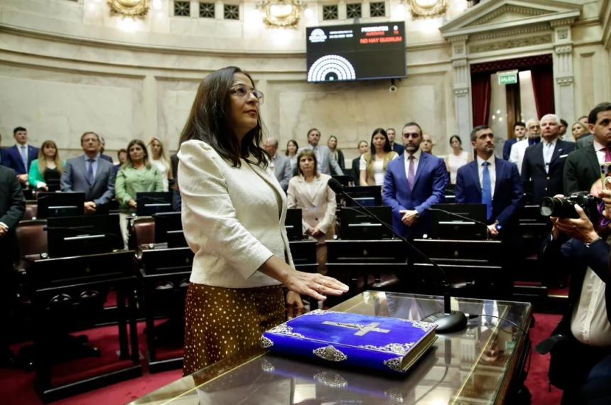 Carolina Moises jura como vicepresidenta del Senado