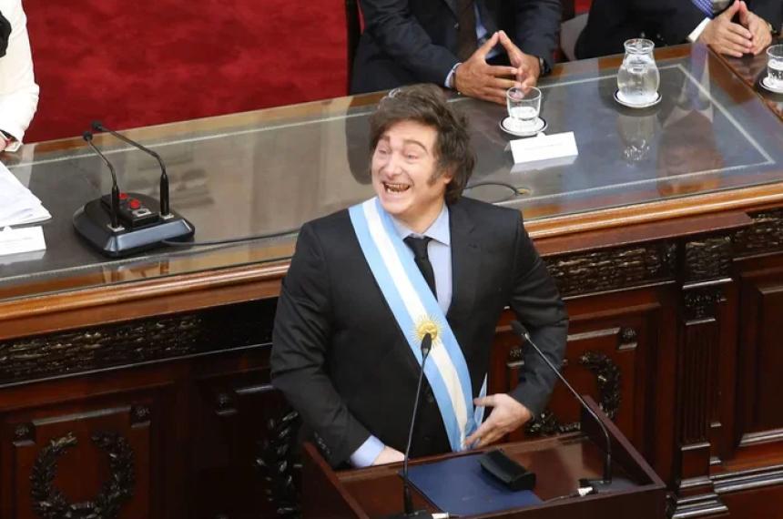 Milei habla este domingo en el Congreso de la Nación
