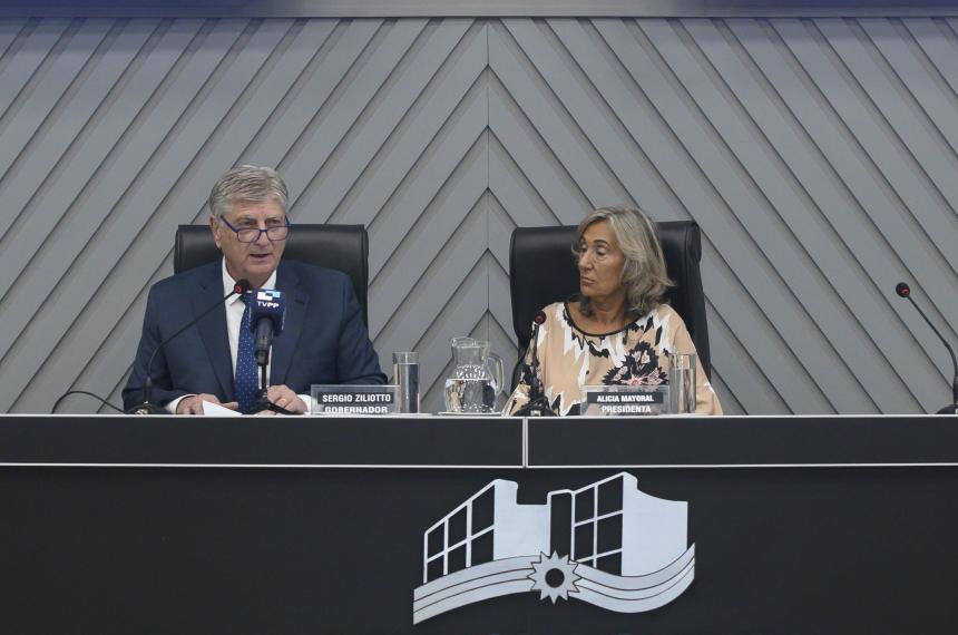 Ziliotto habla este domingo en la Legislatura provincial