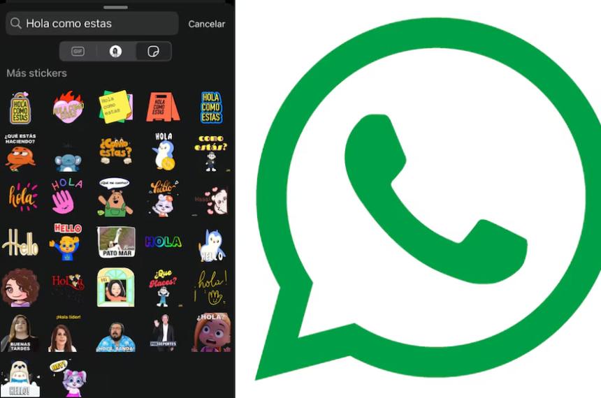 WhatsApp permite crear stickers al instante usando solo una palabra o frase