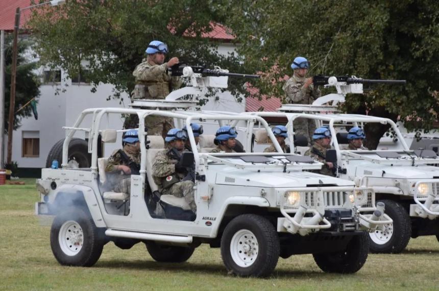 Ejercicios militares en Toay- piden precaucioacuten por el desplazamiento de vehiacuteculos pesados