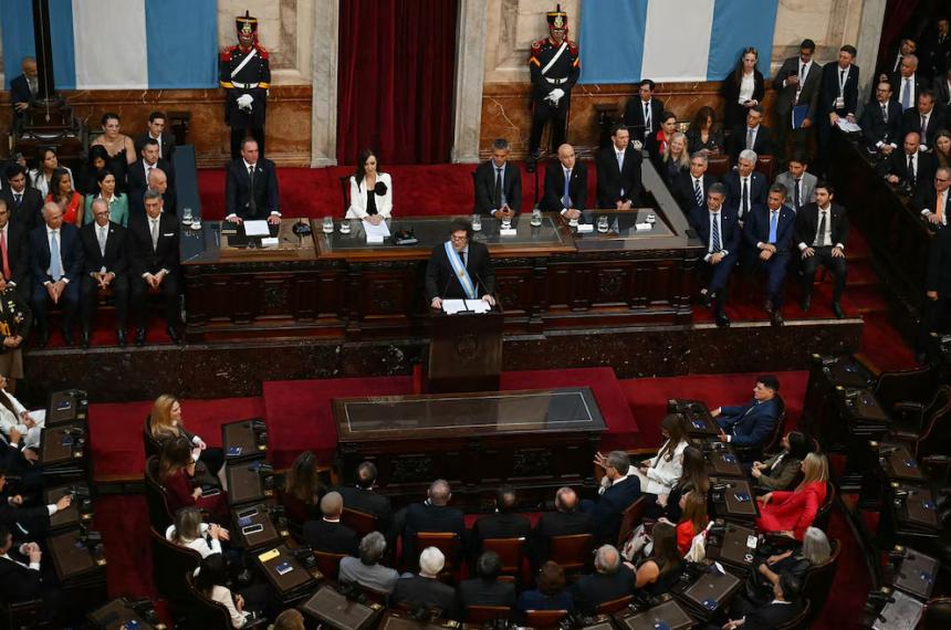 Milei hablar� el domingo ante el Congreso