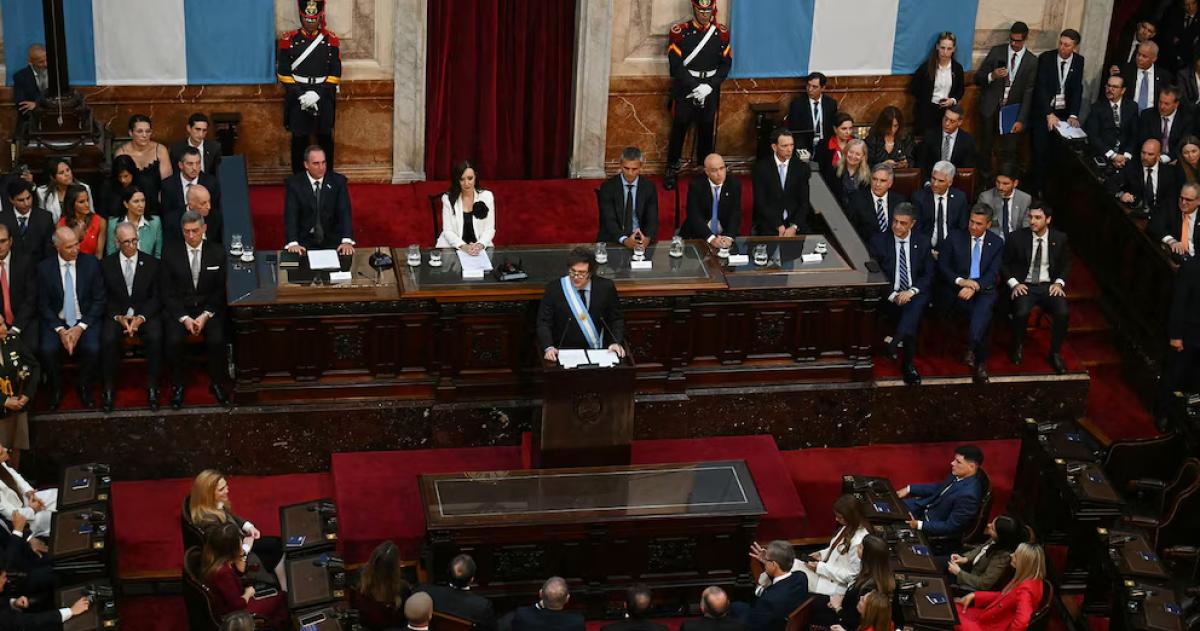 Milei hablar� el domingo ante el Congreso