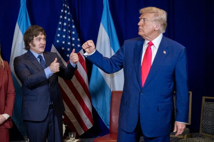 Milei suma su apoyo a Estados Unidos e Israel