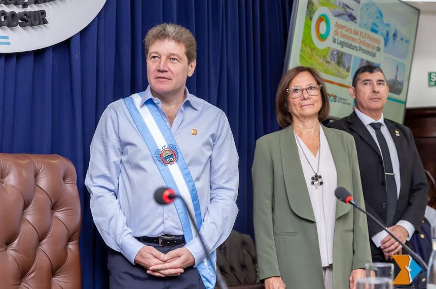 El gobernador de Tierra del Fuego Gustavo Melella