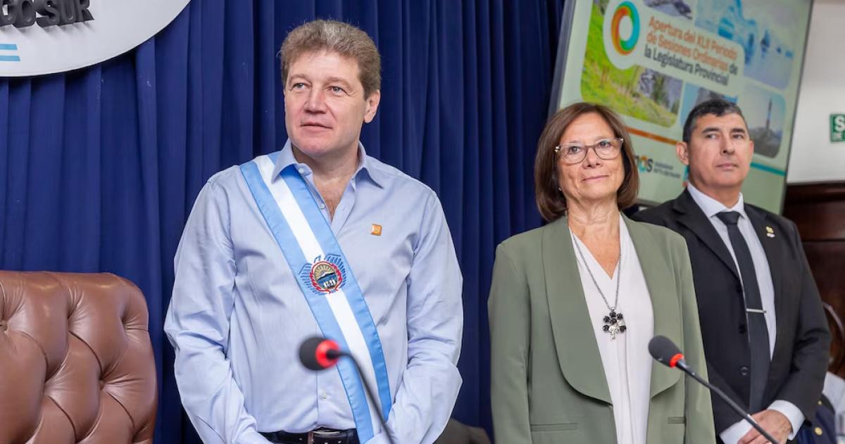 El gobernador de Tierra del Fuego Gustavo Melella