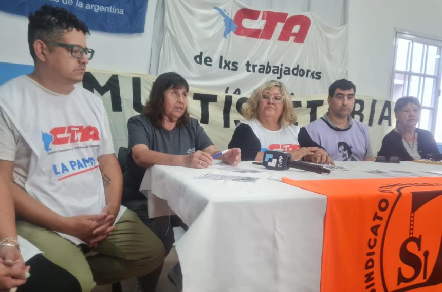 Dieron una conferencia de prensa para rechazar la embestida del Gobierno nacional