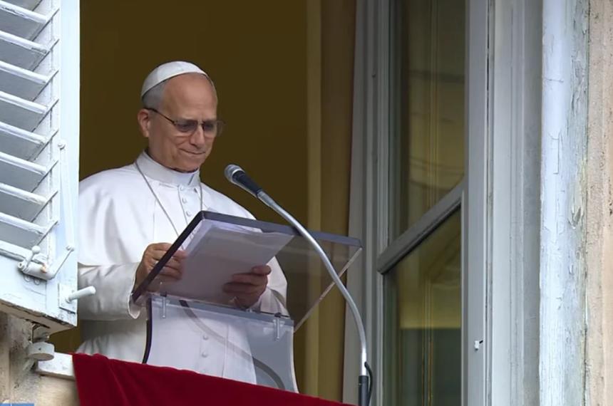 El Papa habló frente a una multitud en la mañana de este domingo
