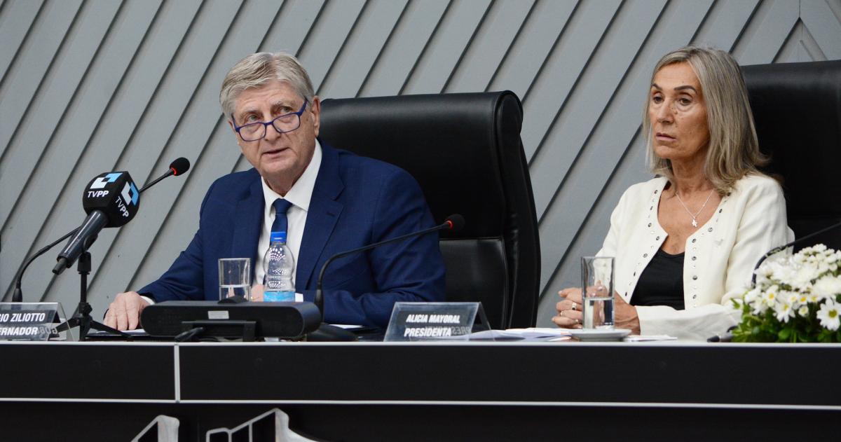 Ziliotto abre el periodo de sesiones en la Legislatura
