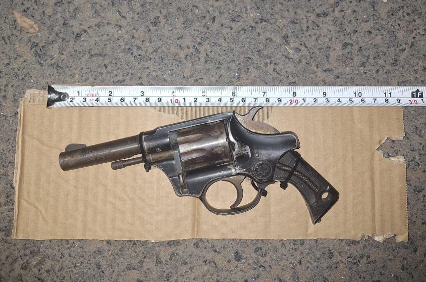 El arma secuestrada por la Seccional Tercera